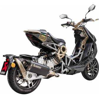 Escape Akrapovic Italjet S-IT125SO1-HRTBL Slip-On Line