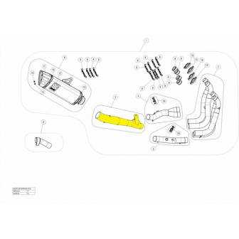 TUBO UNION AKRAPOVIC L-S13R5