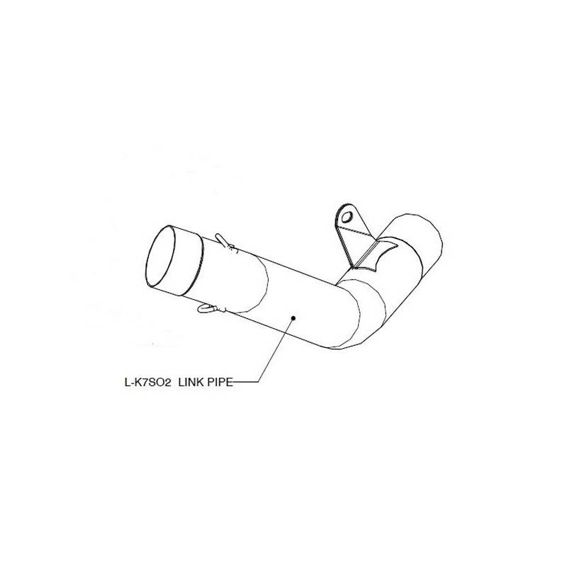 TUBO UNION AKRAPOVIC BMW L-B10R1