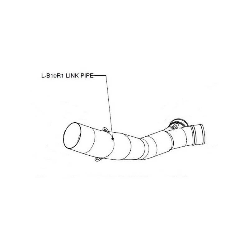 TUBO UNION AKRAPOVIC KAWASAKI L-K7SO2