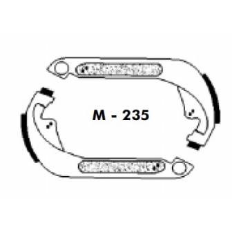 Juego Mordazas Embrague AGPA M-235 Mobylette