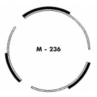 Juego Mordazas Embrague AGPA M-236 Mobylette