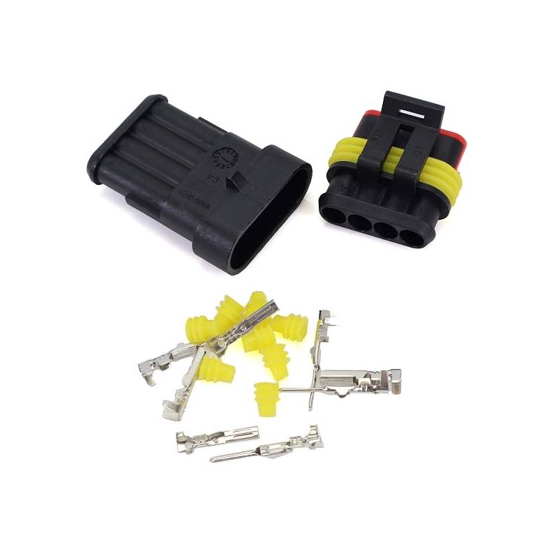 Conector Impermeable Cableado 4 Pines 500063K