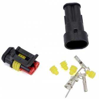 Conector Impermeable Cableado 2 Pines 500063I