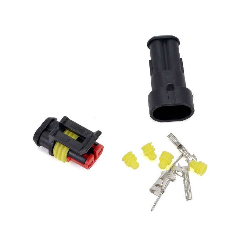 Conector Impermeable Cableado 2 Pines 500063I