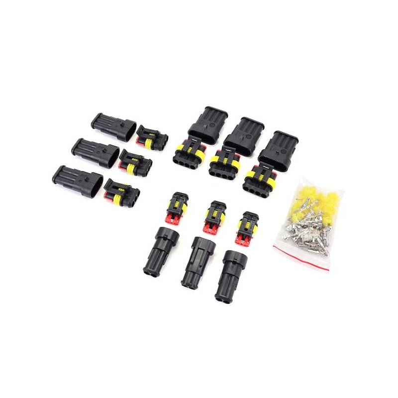 Kit Conectores Impermeables Cableado 9PCS 500063M