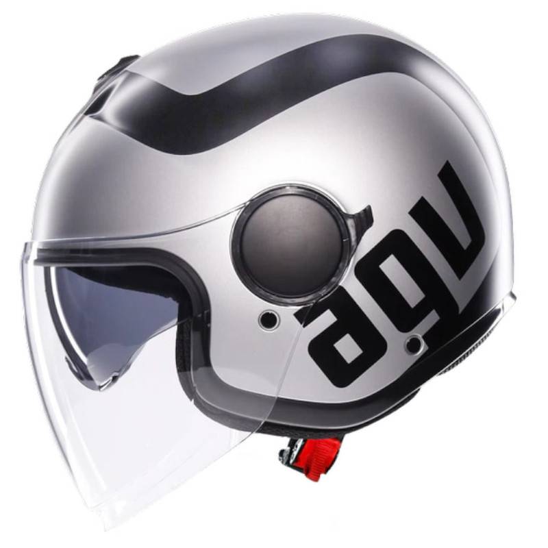 CASCO AGV ETERES REMINI MATT GREY/BLACK