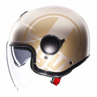 CASCO AGV ETERES SIROLO MATT WHITE/GOLD