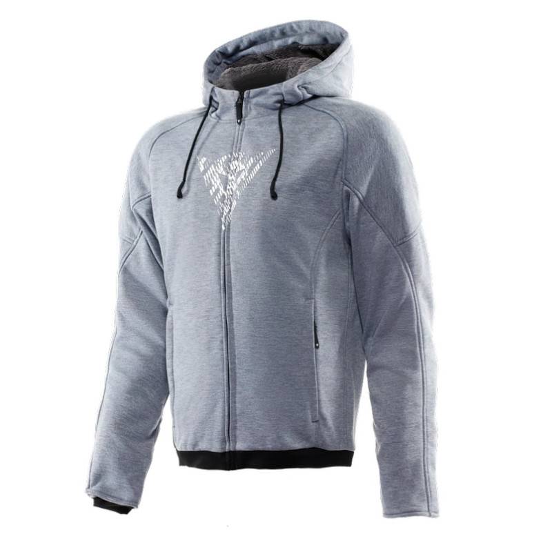 Sudadera DAINESE BOVISA SAFETY HOODIE FULL ZIP GREY/BLACK