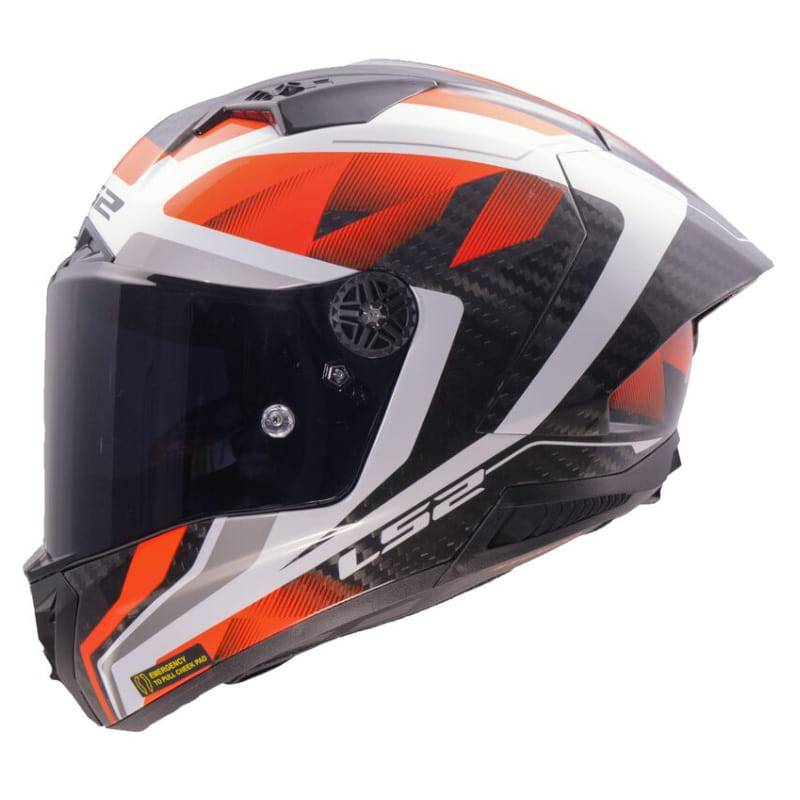 Casco LS2 FF805 Thunder GP Aero Raute Gloss White Red