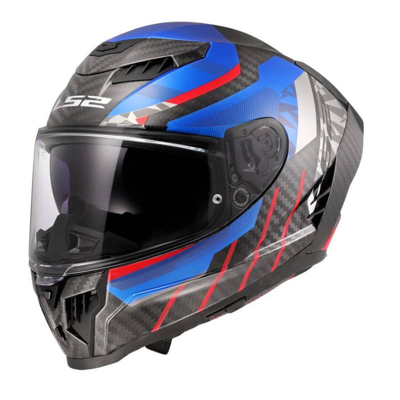 Casco LS2 FF807 Dragon Trax Blue Red