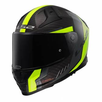 Casco LS2 FF811 Vector II Carbon Grid Matt Yellow