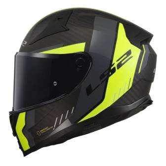 Casco LS2 FF811 Vector II Carbon Grid Matt Yellow