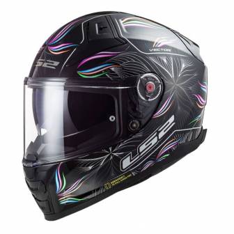 Casco LS2 FF811 Vector II Tropical Black White