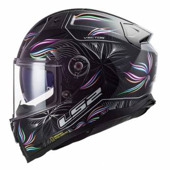 Casco LS2 FF811 Vector II Tropical Black White