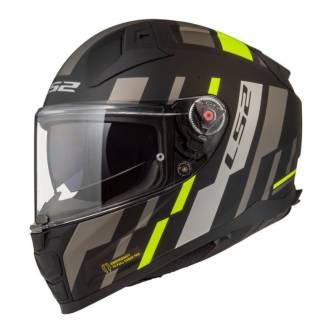 Casco LS2 FF811 Vector II Tron Matt Black H-V Yellow