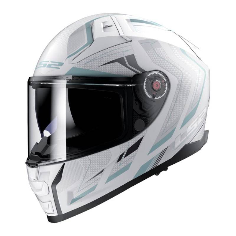 Casco LS2 FF811 Vector II Alizer Matt White Silver