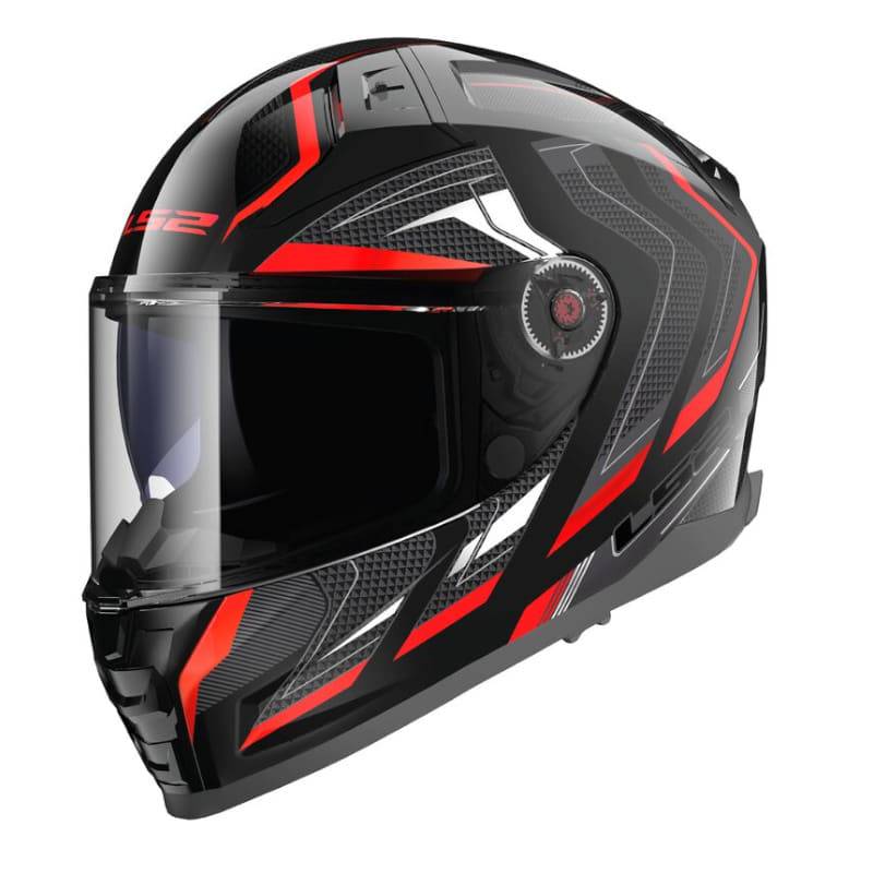 Casco LS2 FF811 Vector II Alizer Black Red