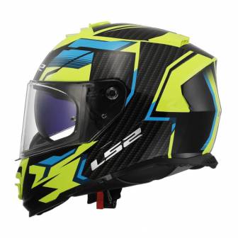 Casco LS2 FF800 Storm II Tracker Black H-V Yellow