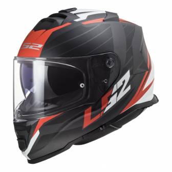 Casco LS2 FF800 Storm II Nerve Matt Black Red