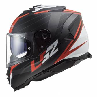 Casco LS2 FF800 Storm II Nerve Matt Black Red