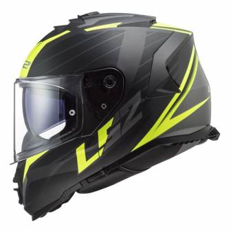 Casco LS2 FF800 Storm II Nerve Matt Black H-V Yellow