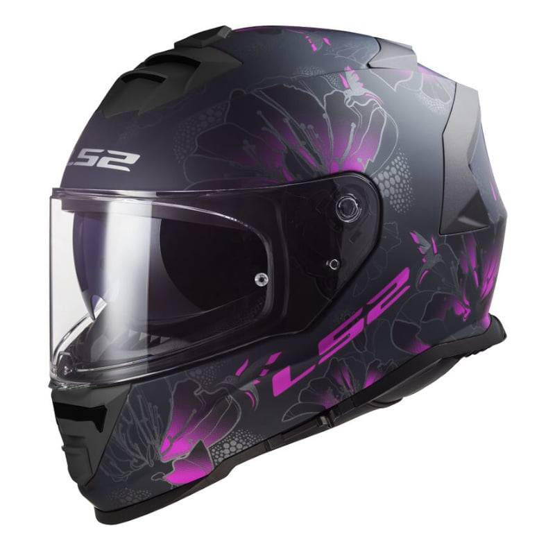 Casco LS2 FF800 Storm II Burst Matt Black Pink