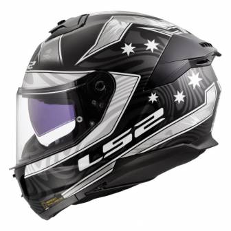 Casco LS2 FF808 Stream II Galdam Black White