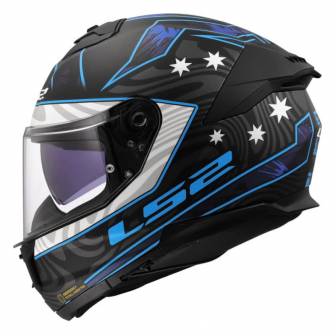 Casco LS2 FF808 Stream II Galdam Black Blue