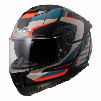 Casco LS2 FF808 Stream II Road Matt Black Blue