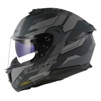 Casco LS2 FF808 Stream II Shadow Matt Titanium Grey