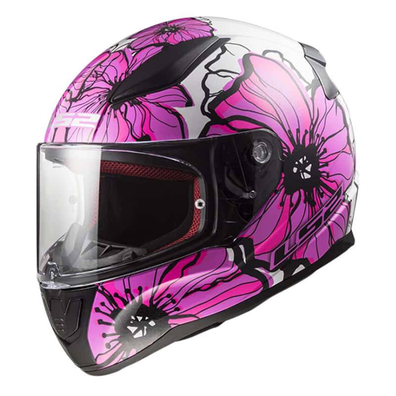 Casco LS2 FF353 Rapid II Poppies Pink