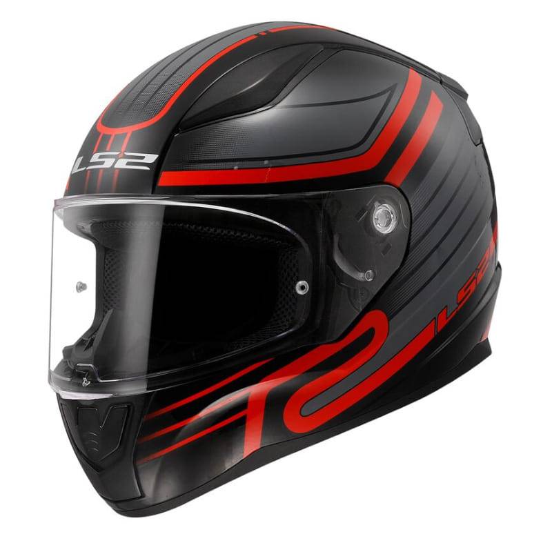 Casco LS2 FF353 Rapid II Circuit Black Red