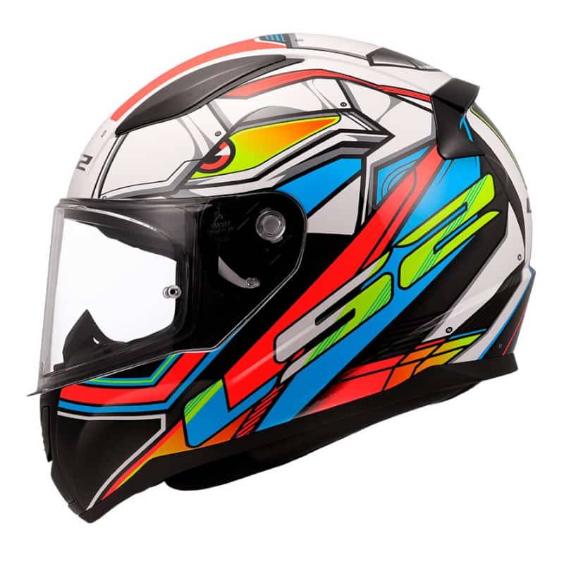 Casco LS2 FF353 Rapid II Xdron White Neon Orange