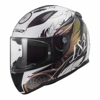 Casco LS2 FF353 Rapid II Boho White Black Pink