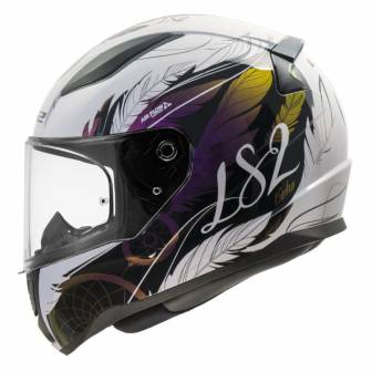 Casco LS2 FF353 Rapid II Boho White Black Pink