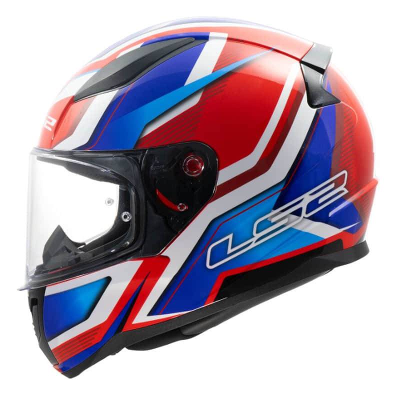 Casco LS2 FF353 Rapid II Flitz White Blue Red