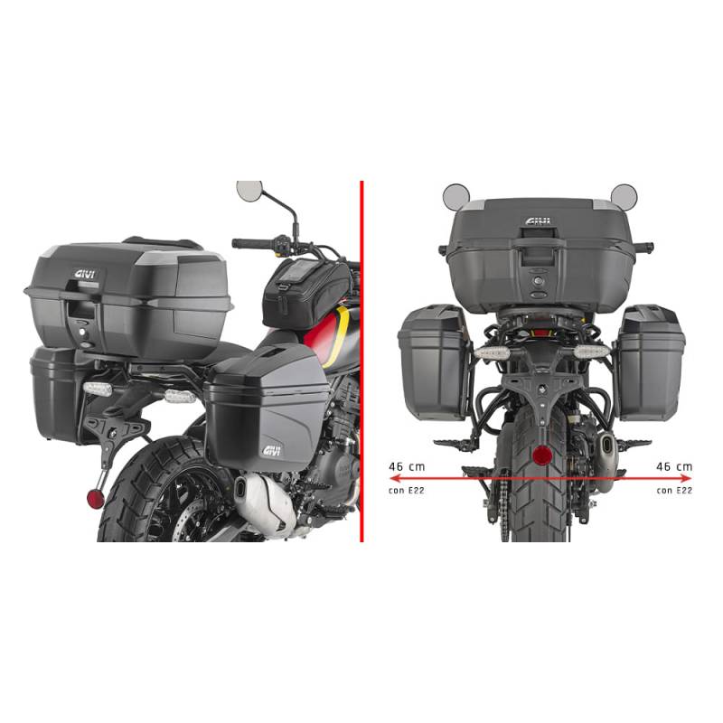 Fijación Portamaletas Lateral Givi PL9061 Royal Enfield Guerrilla 450