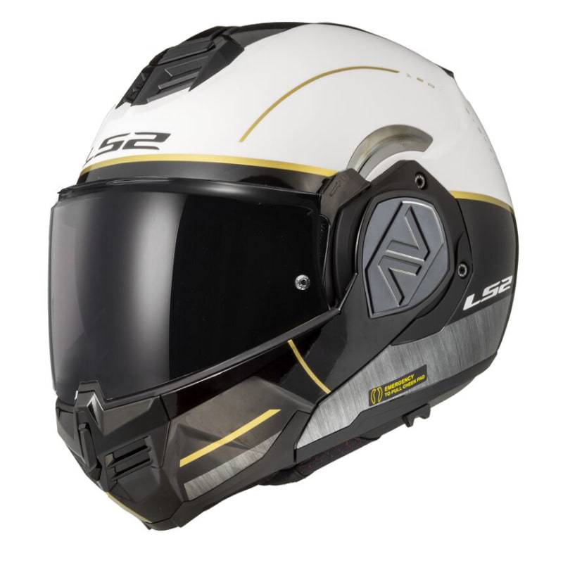 Casco LS2 FF906 Advant Iron Matt White Black