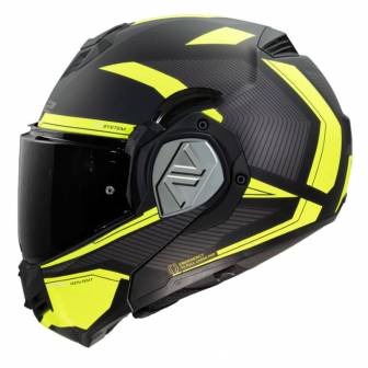 Casco LS2 FF906 Advant Revo Matt Black H-V Yellow