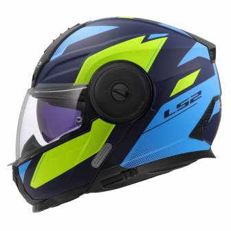 Casco LS2 FF902 Scope II Duria Blue H-Vis Yellow