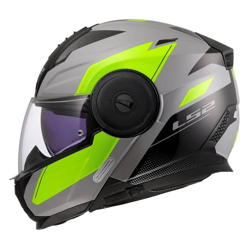 Casco LS2 FF902 Scope II Duria Grey H-Vis Yellow