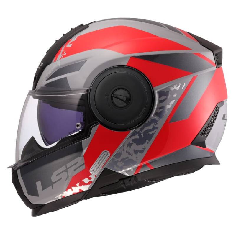 Casco LS2 FF902 Scope II Oxyd Grey Red