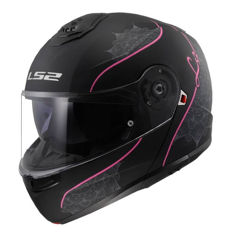 Casco LS2 FF908 Strobe II Lux Matt Black Pink