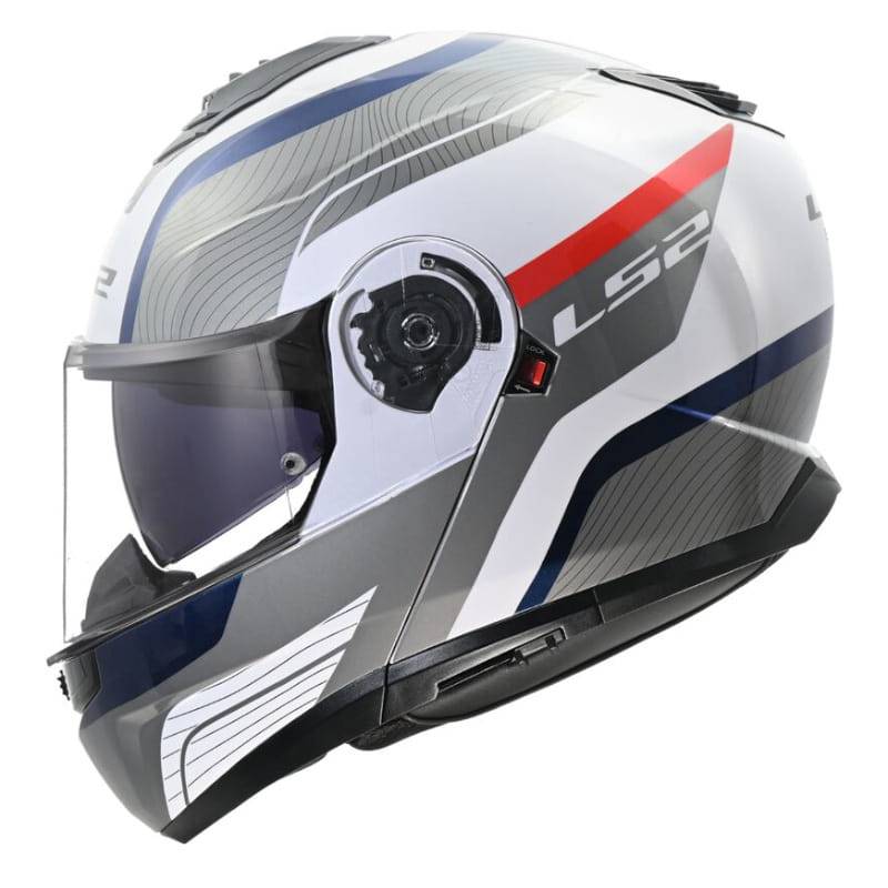 Casco LS2 FF908 Strobe II Monza White Blue Red