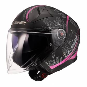 Casco LS2 OF603 Infinity II Lotus Matt Pink