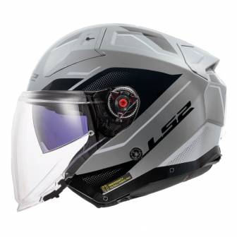 Casco LS2 OF603 Infinity II Veyron Gloss Grey White