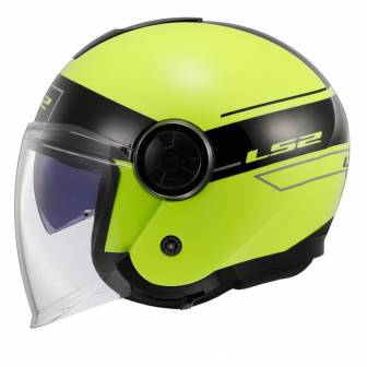 Casco LS2 OF620 Classy Classic Black H-V Yellow