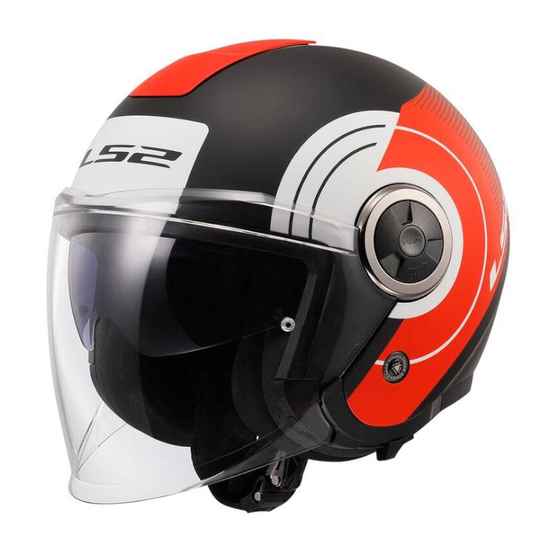 Casco LS2 OF620 Classy Disko Black Red White