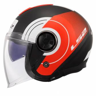 Casco LS2 OF620 Classy Disko Black Red White